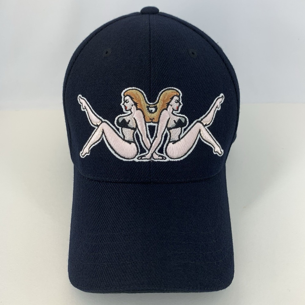 DECKY DCI Collectibles Black Hat with Girls Adjustable OSFM Acrylic Baseball Cap